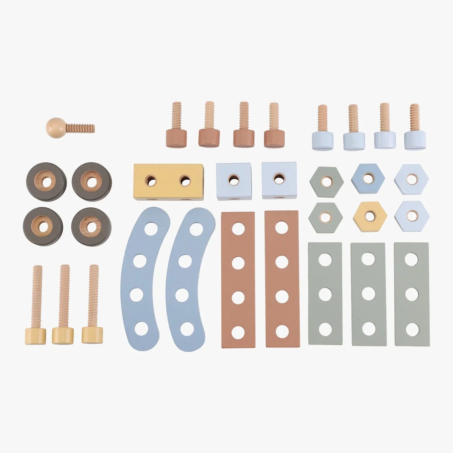 Little Dutch™ Wooden Workbench | Pretend Play Tool Bench for Kids with Wooden Tools