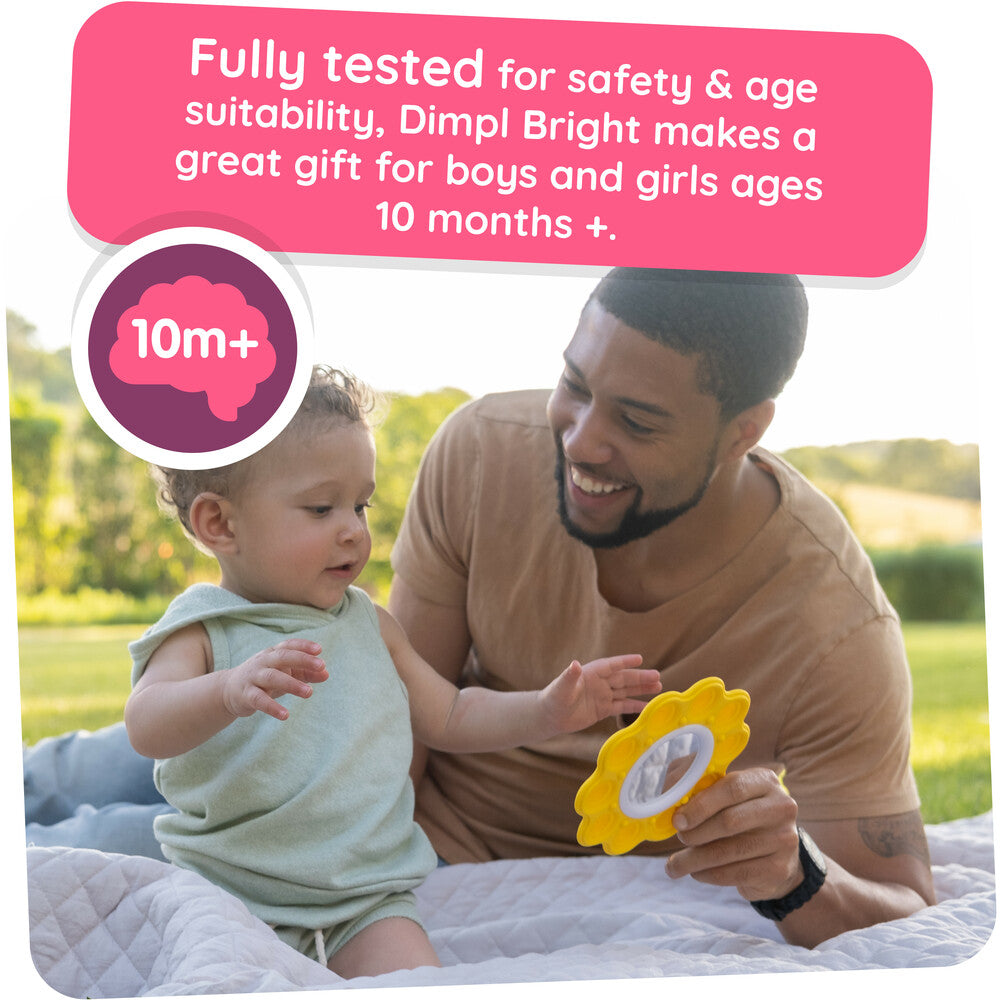 Little Brainies™ – Dimpl Bright | Colorful Sensory Pop Toy for Babies & Toddlers