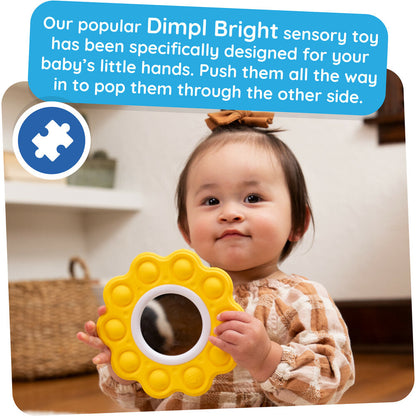 Little Brainies™ – Dimpl Bright | Colorful Sensory Pop Toy for Babies & Toddlers