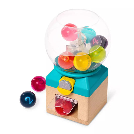 B. toys™ Rainbow Gumballs – Colors & Numbers Learning Gumball Machine for Babies & Toddlers